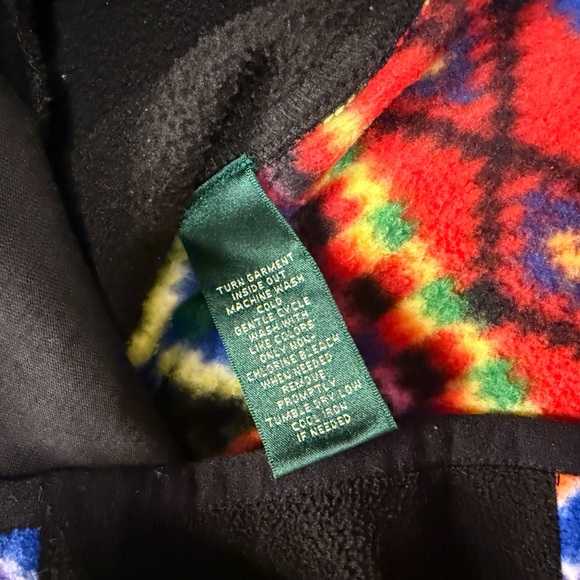 Lauren Ralph Lauren Fleece Southwestern Aztec Full Zip Coat Jacket Small - Picture 6 of 7
